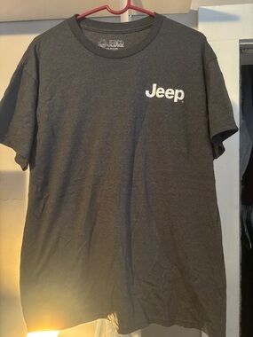 Jeep Dark Charcoal Short-Sleeve Logo Tee